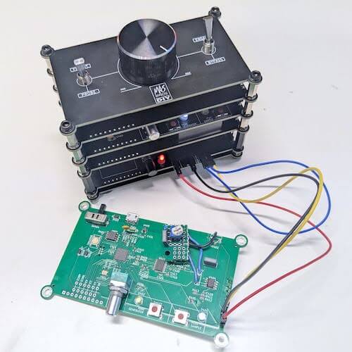 Using the DIY Pedal Tower to test itself